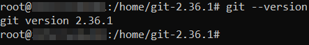 comando para checar a versão do git