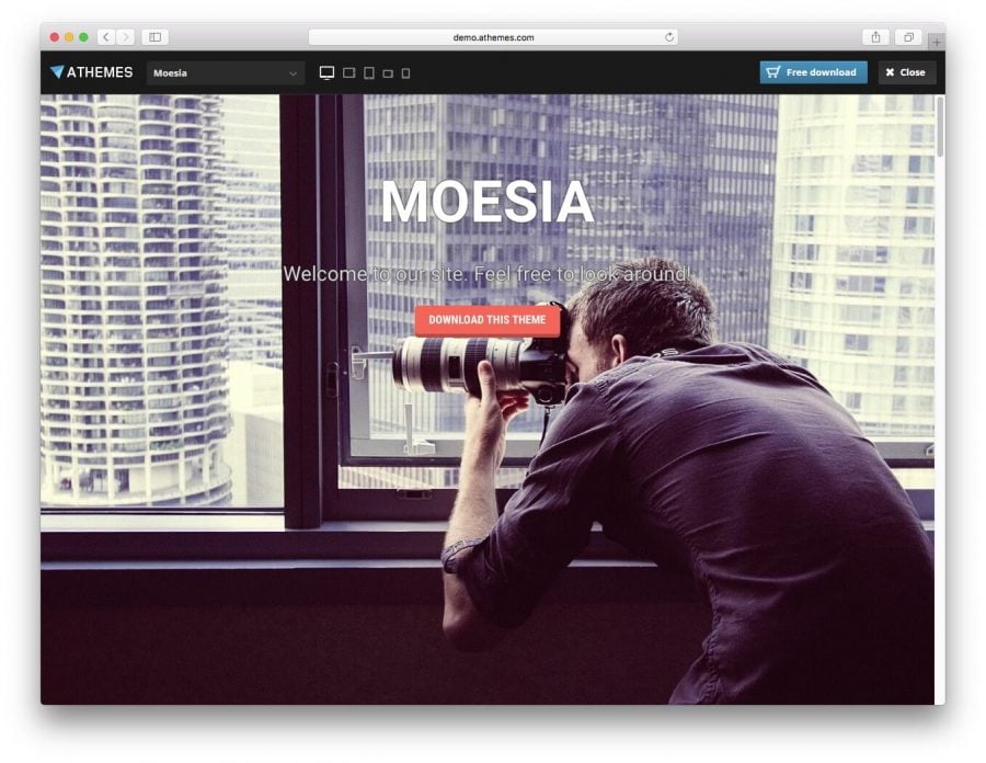 tema moesia para wordpress