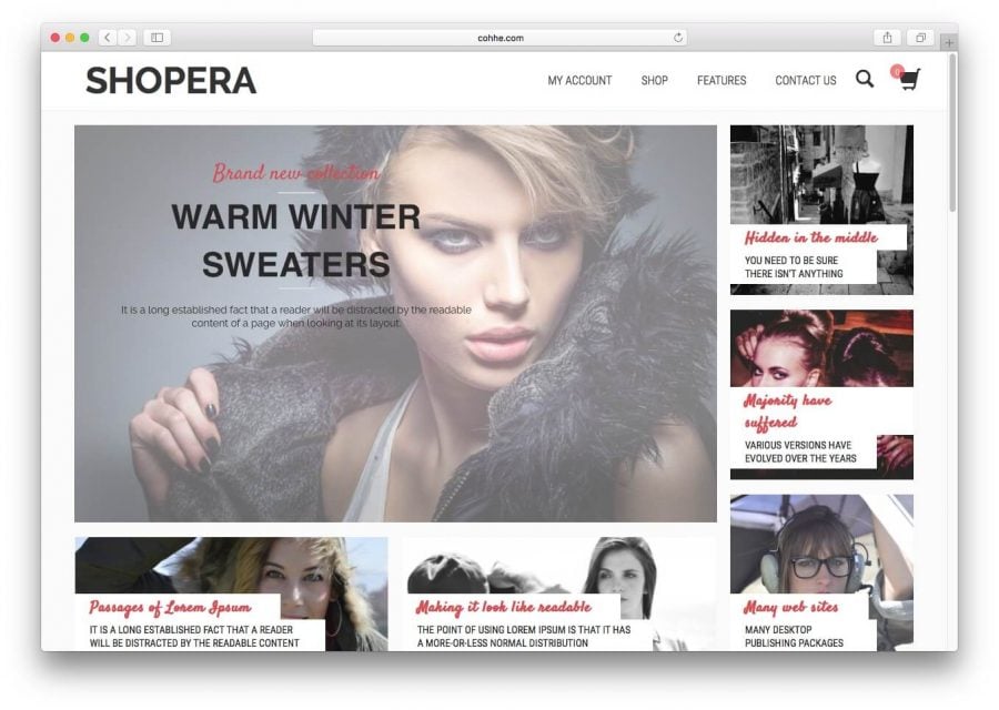 tema shopera para wordpress