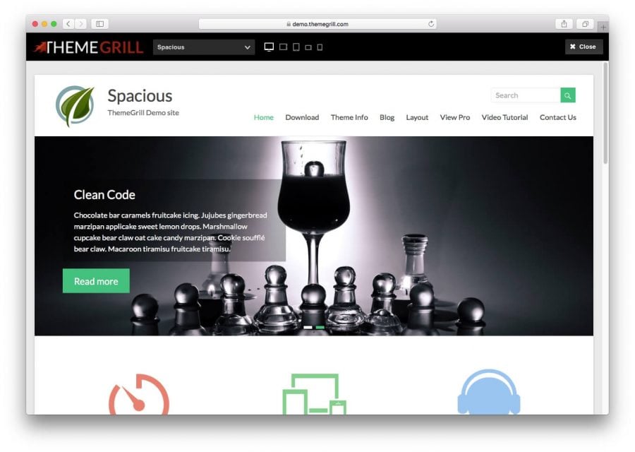 tema spacious para wordpress