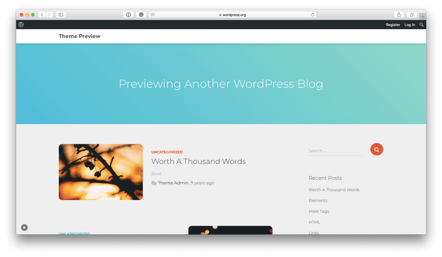 tema orfeo para wordpress