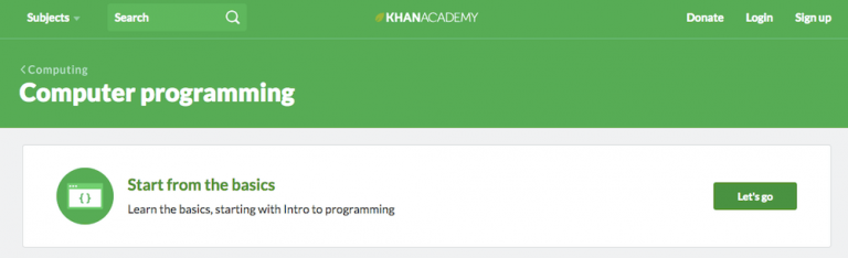 saiba como programar com o site khan academy