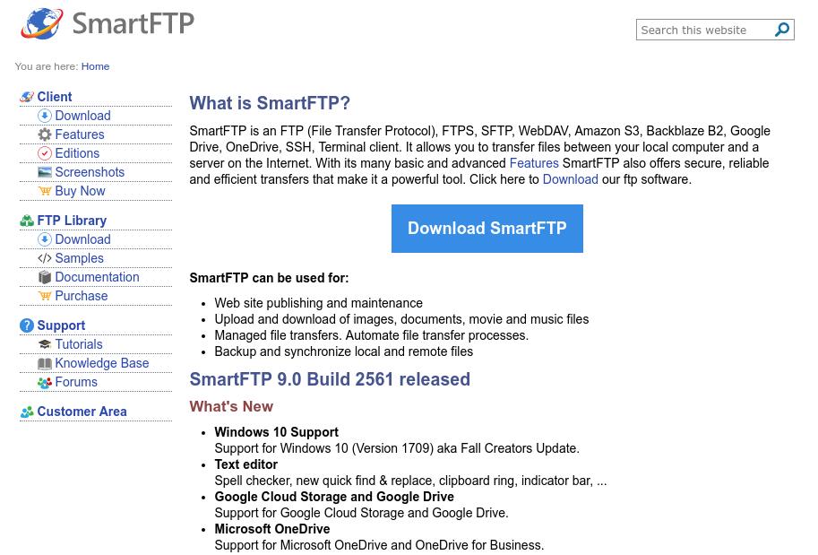 SmartFTP Client 10.0.3142 download the last version for mac