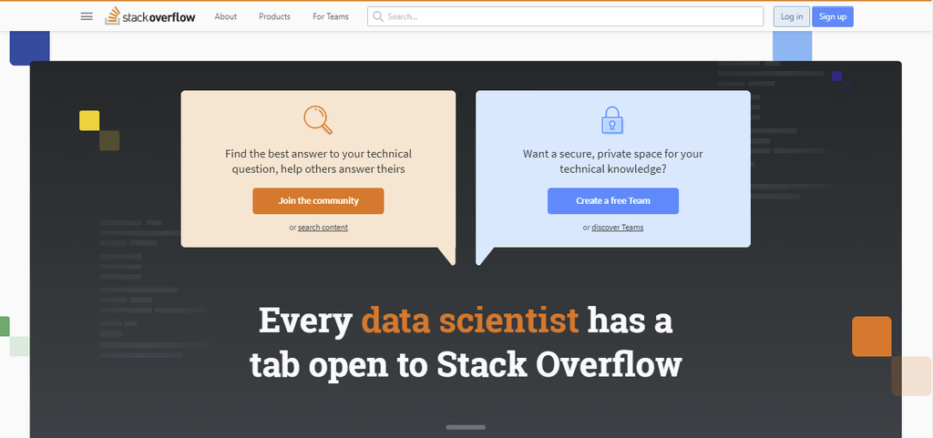 captura de tela do stack overflow