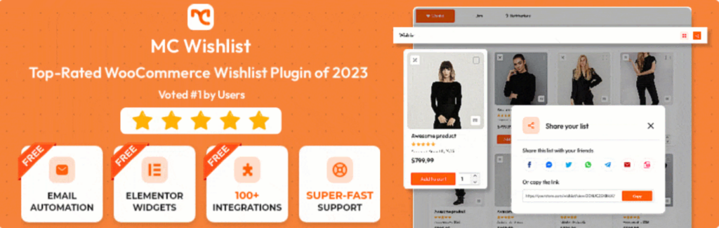 plugin moreconvert woocommerce wishlist para wordpress