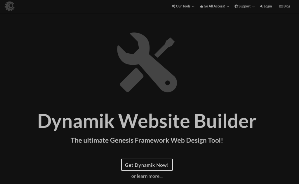 framework wordpress dynamik website builder