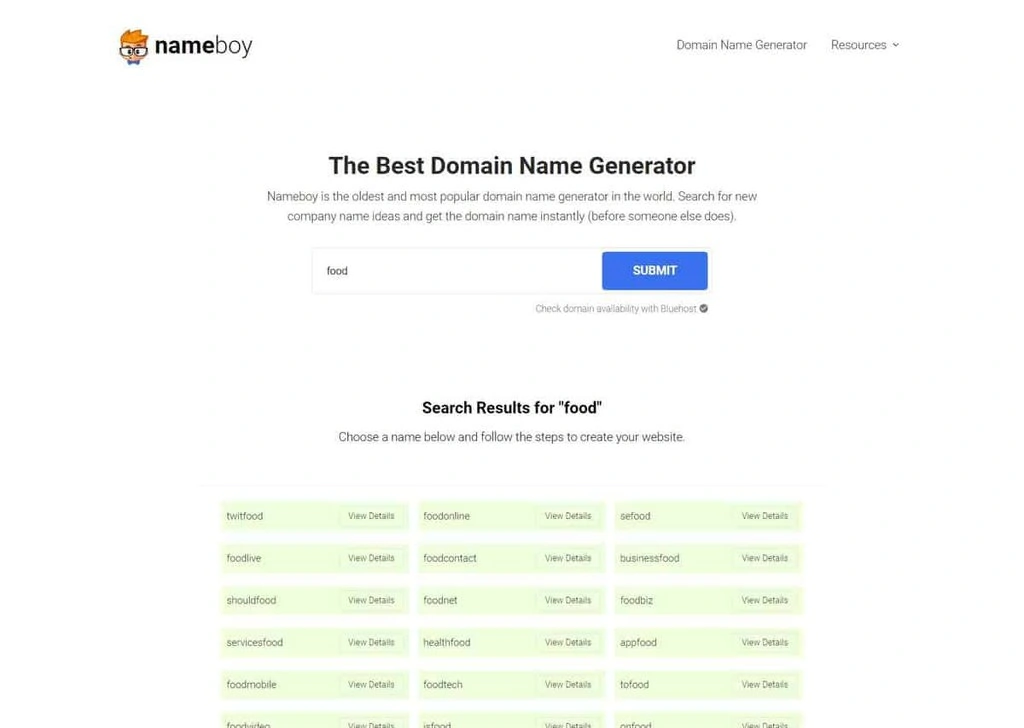 Os melhores geradores de nomes de domínio para blogs (2023)
