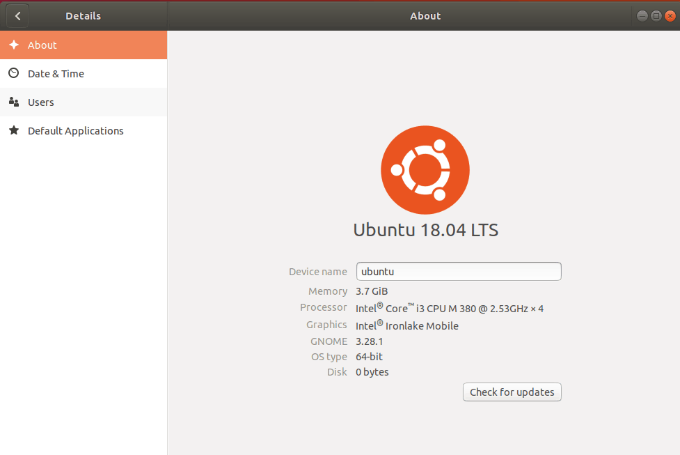 versão do ubuntu