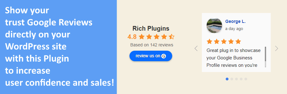plugin for google reviews para wordpress