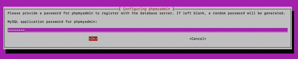 configurando o phpmyadmin no terminal