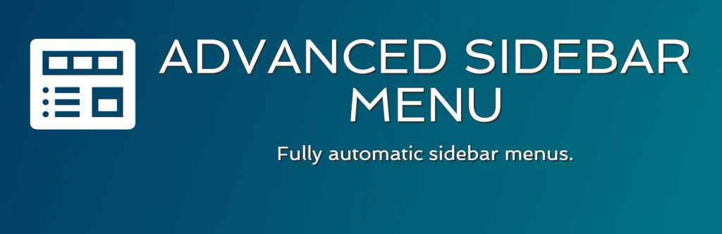 advanced sidebar menu para wordpress