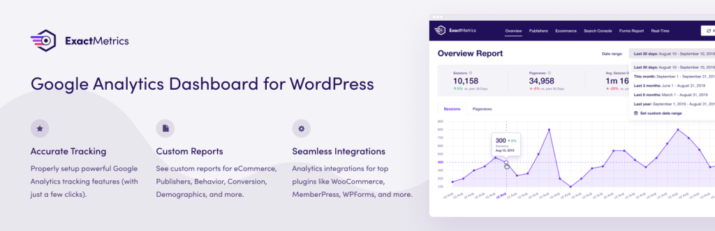 plugin exactmetrics para wordpress