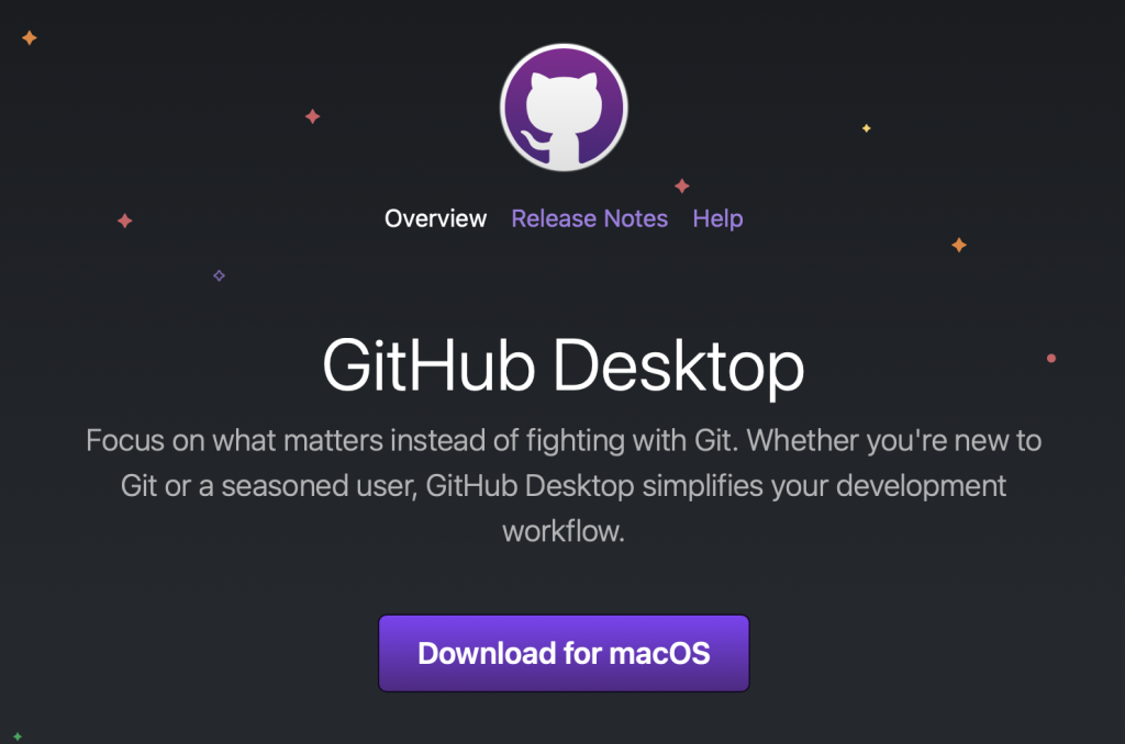 cliente GitHub desktop para macOS