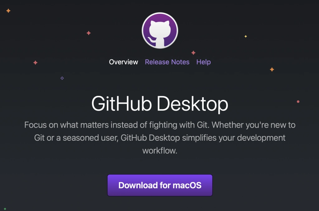 cliente GitHub desktop para macOS