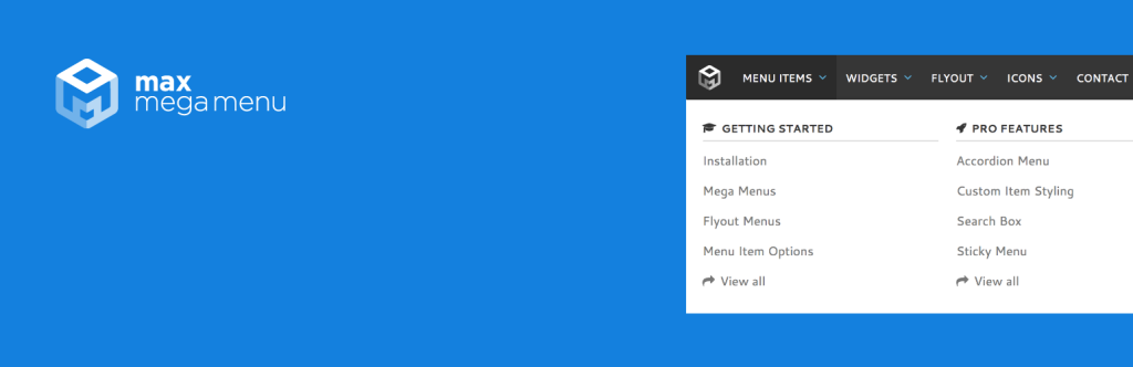 plugin max mega menu para wordpress