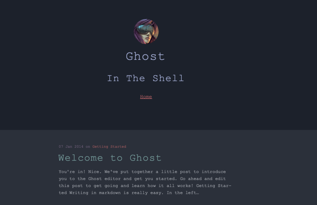 tema ghost the shell