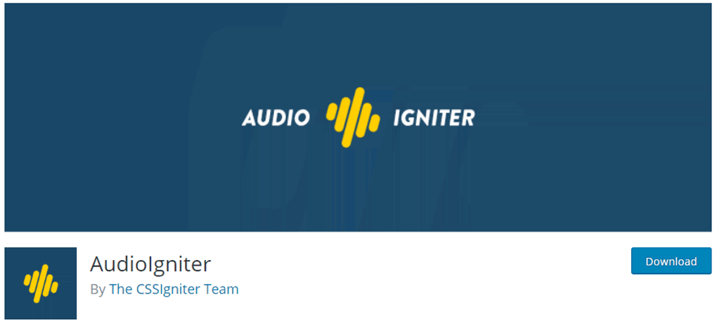 plugin audio igniter para wordpress