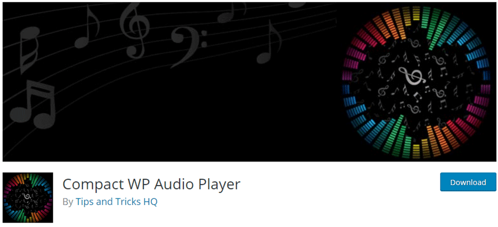 plugin compact wp audio player