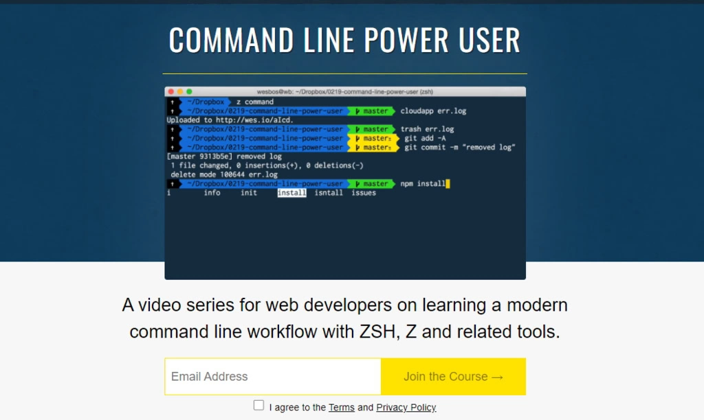 command line power user