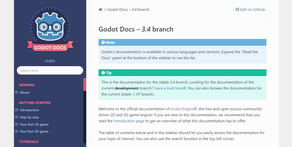 godot docs