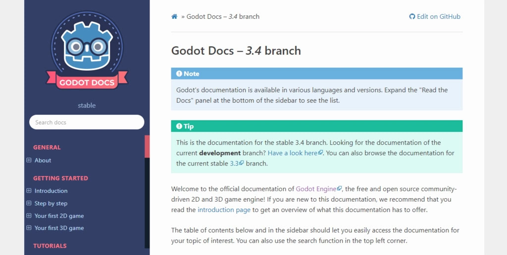 godot docs