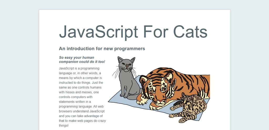 javascript for cats