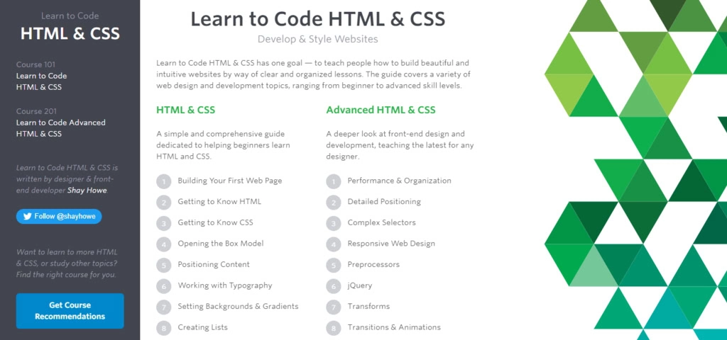 site learn to code html css