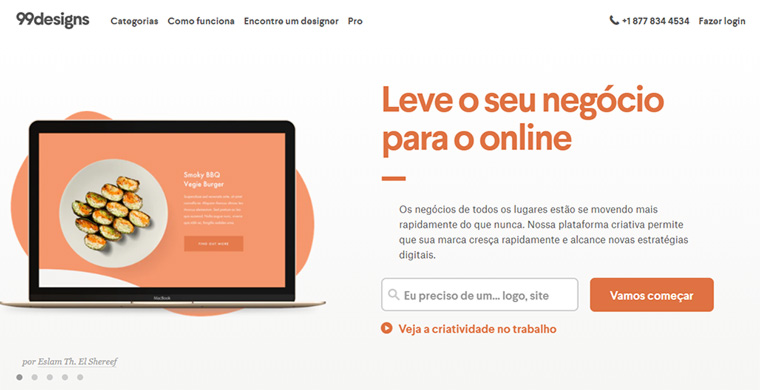 site de freelancer 99designs