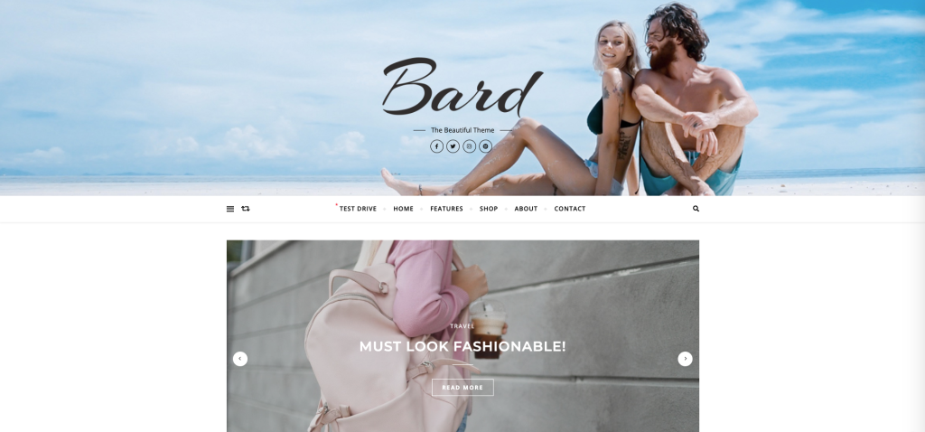 tema bard para wordpress