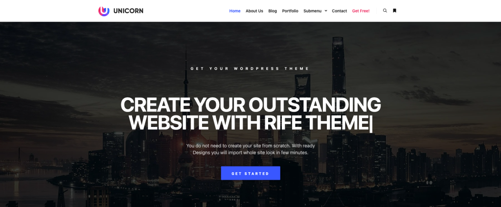 tema rife free para wordpress