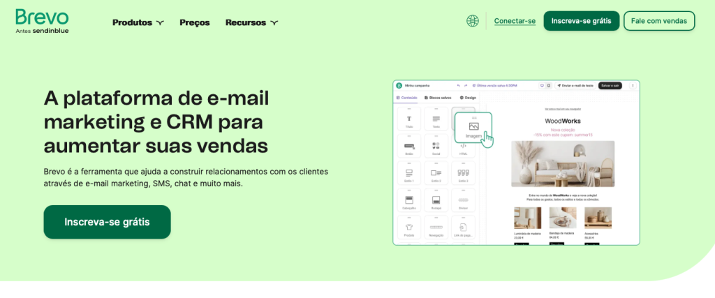 ferramenta de email marketing brevo