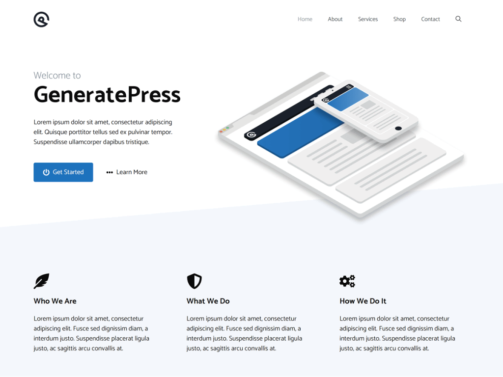 tema generatepress para wordpress