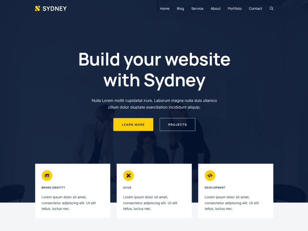 tema sydney para wordpress