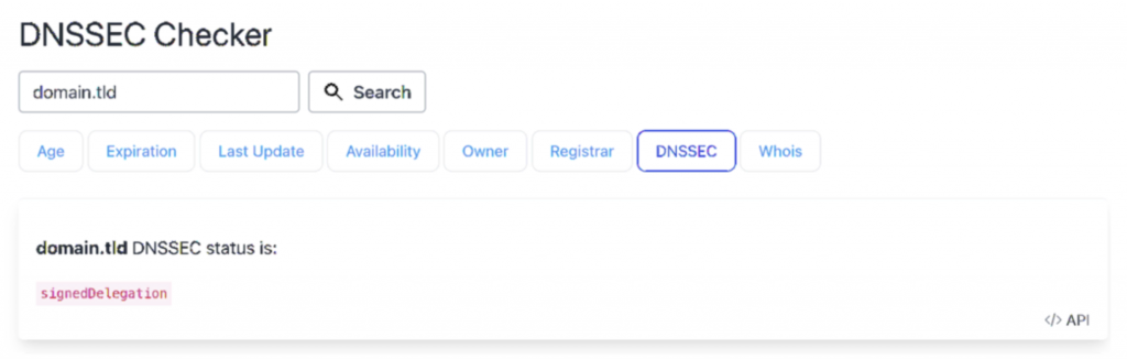 ferramenta de checagem de dnssec