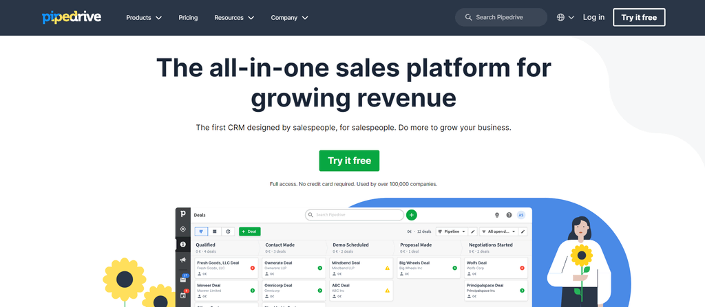 Software de CRM Pipedrive