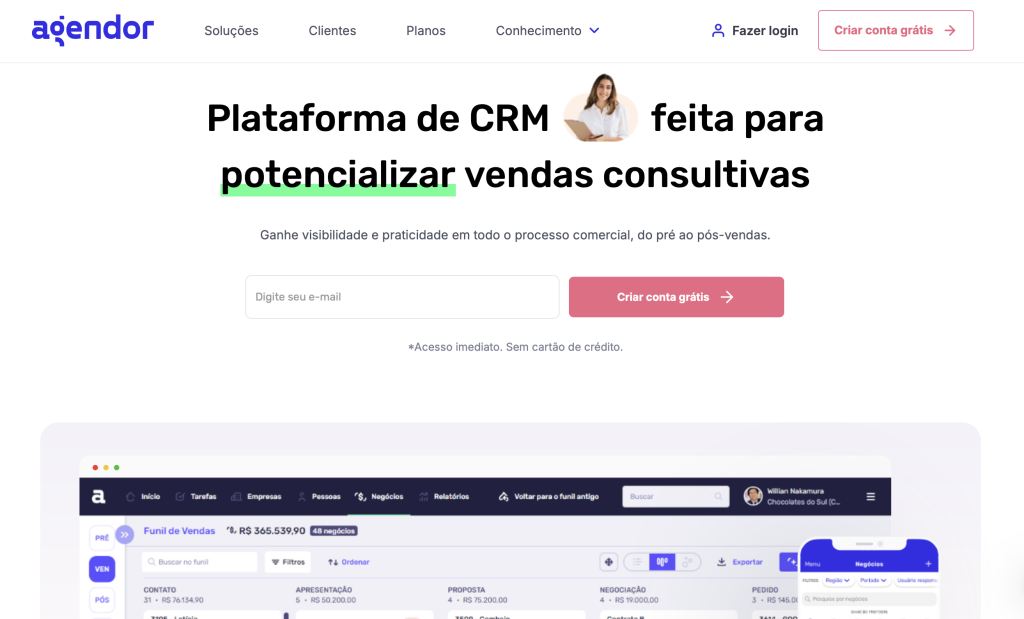 CRM agendor