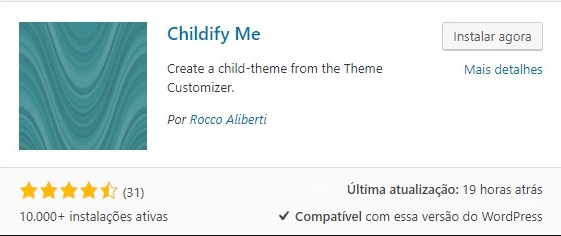 imagem do plugin childfy me