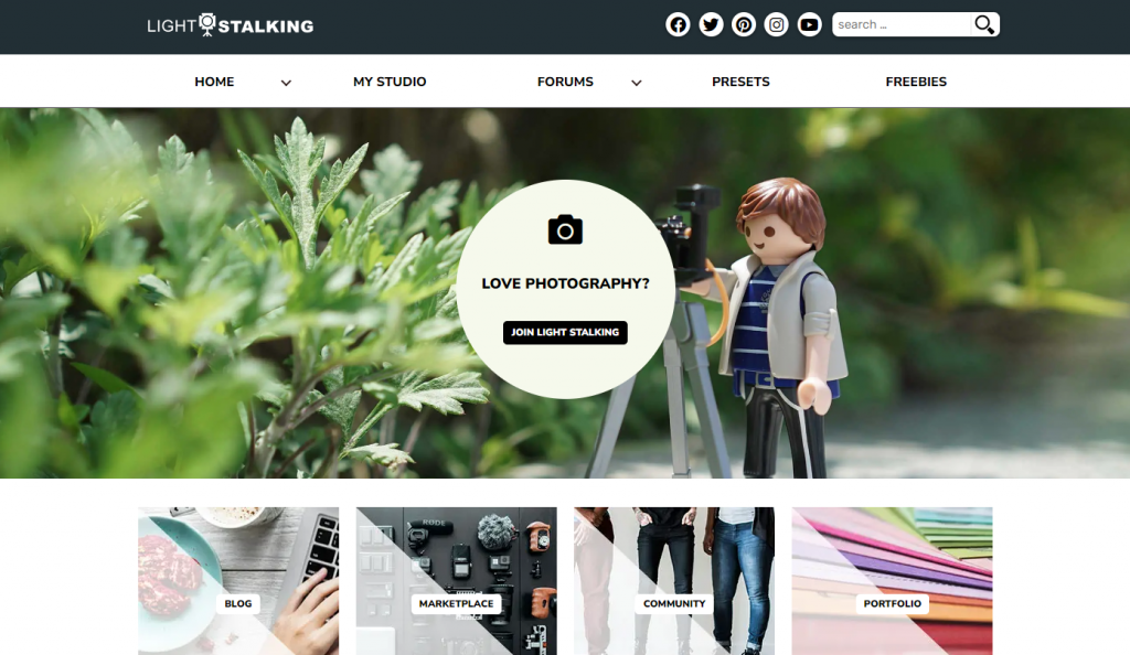 site de fotografia light stalking