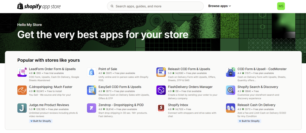 shopify App Store