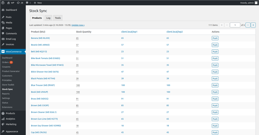 plugin stock sync for woocommerce