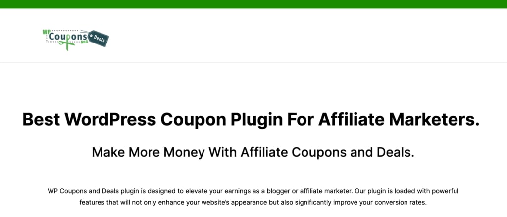 site do plugin wp coupons and deals