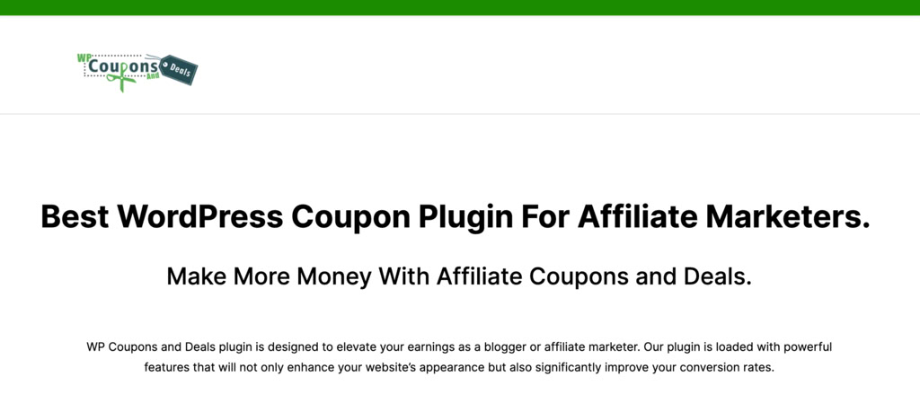 site do plugin wp coupons and deals