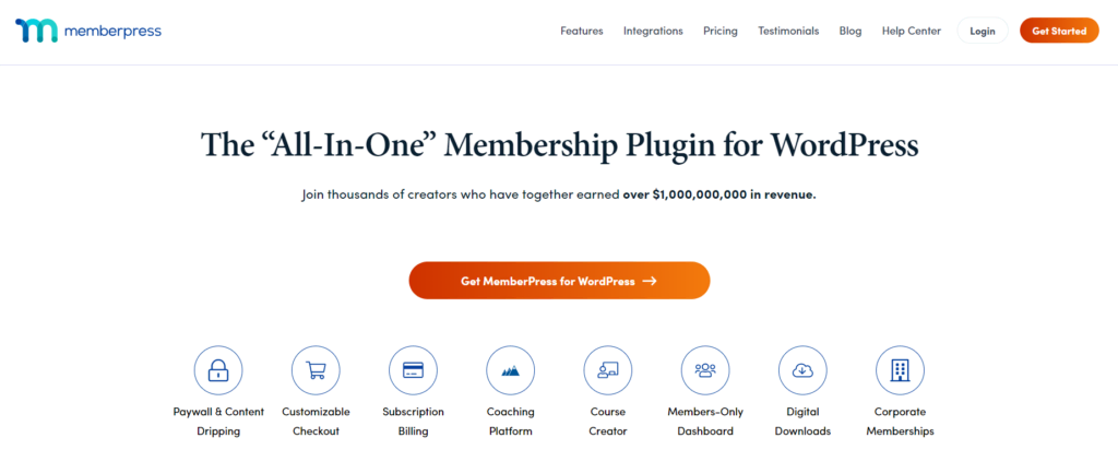 site do plugin memberpress para wordpress