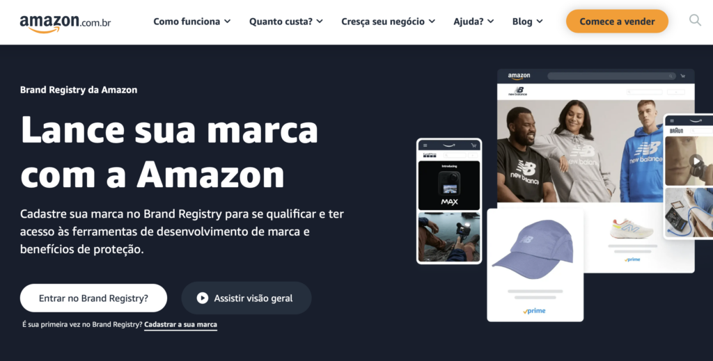 página do amazon brand registry